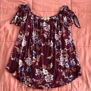 Off the shoulder shirt